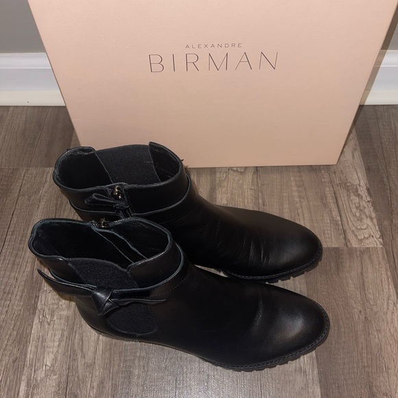 Alexandre Birman Clarita Rain Waterproof Black Bootie - Picture 8 of 12